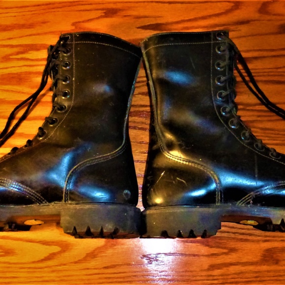 GORILLA SHOE MENS BLACK BOOTS - Picture 4 of 8